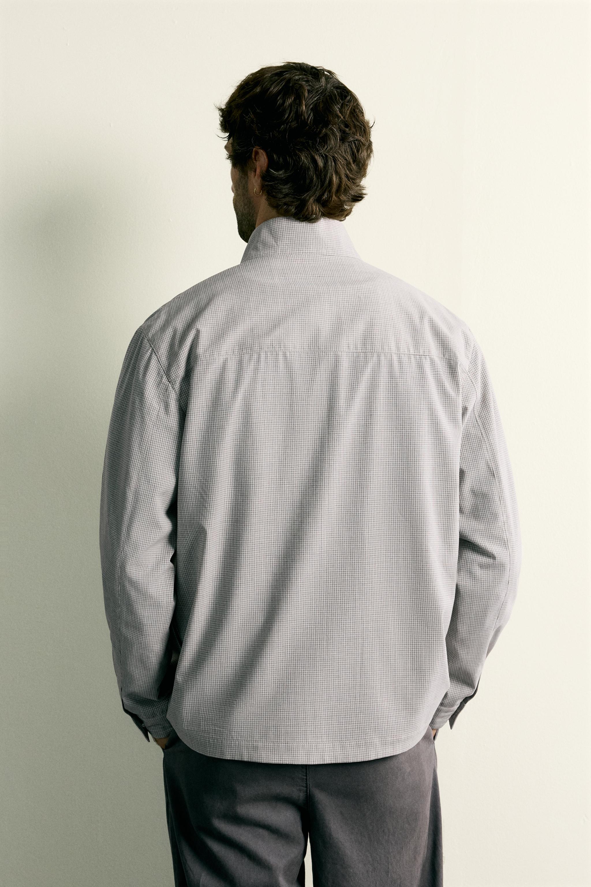 BLOUSON REGULAR FIT À CARREAUX